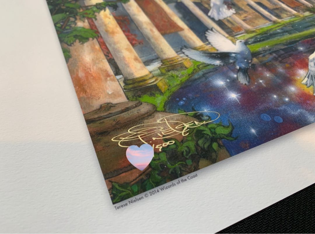 限定500枚【導きの嘆願】サイン入りアートプリント ニールセン MTG