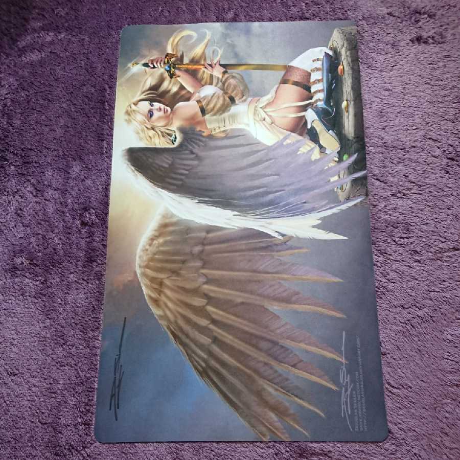 MTG プレイマット 天使 mtg プレイマット テューンの大天使 mtg 天使