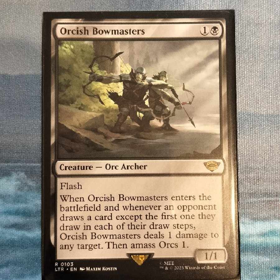 mtg LTR オークの弓使い プレリfoil FOIL)オークの弓使い/Orcish