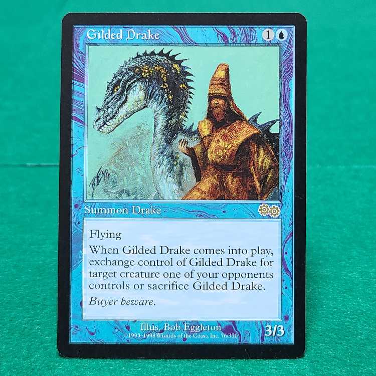MTG 金粉のドレイク/Gilded Drake 日本語 2枚セット MTG 金粉の