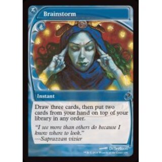 MTG foil FNM 渦まく知識4枚セット Foil】《渦まく知識/Brainstorm