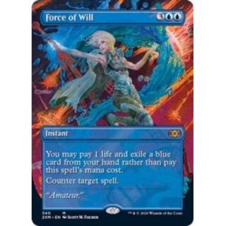 意志の力/force of will 英語 FOIL ボーダーレス Mtg 意志の力 Force