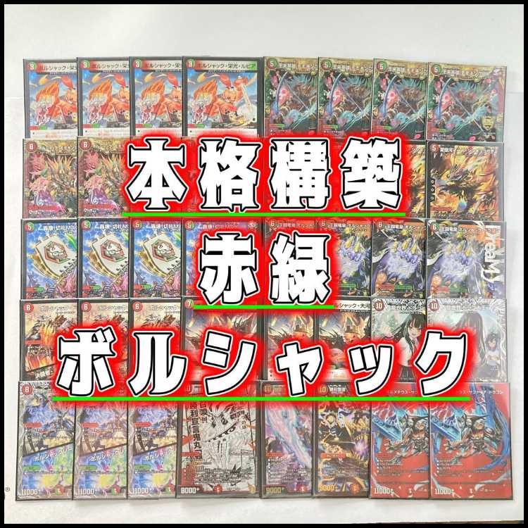 王闘ボルシャックデッキ デュエマ 本格構築 【赤緑王闘ボルシャック