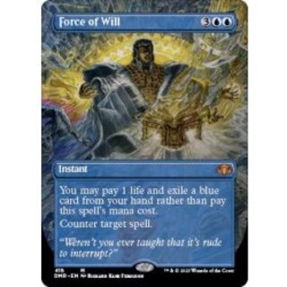 MTG【意志の力 / Force of Will 日本語 foil】ボーダーレス 意志の力
