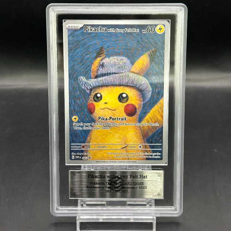 未開封】ゴッホピカチュウ プロモ 085人/SV-P EN PSA10】ピカチュウ