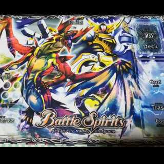 バトスピ プレイマット 雷皇龍ジークヴルム&鉄騎皇イグドラシル