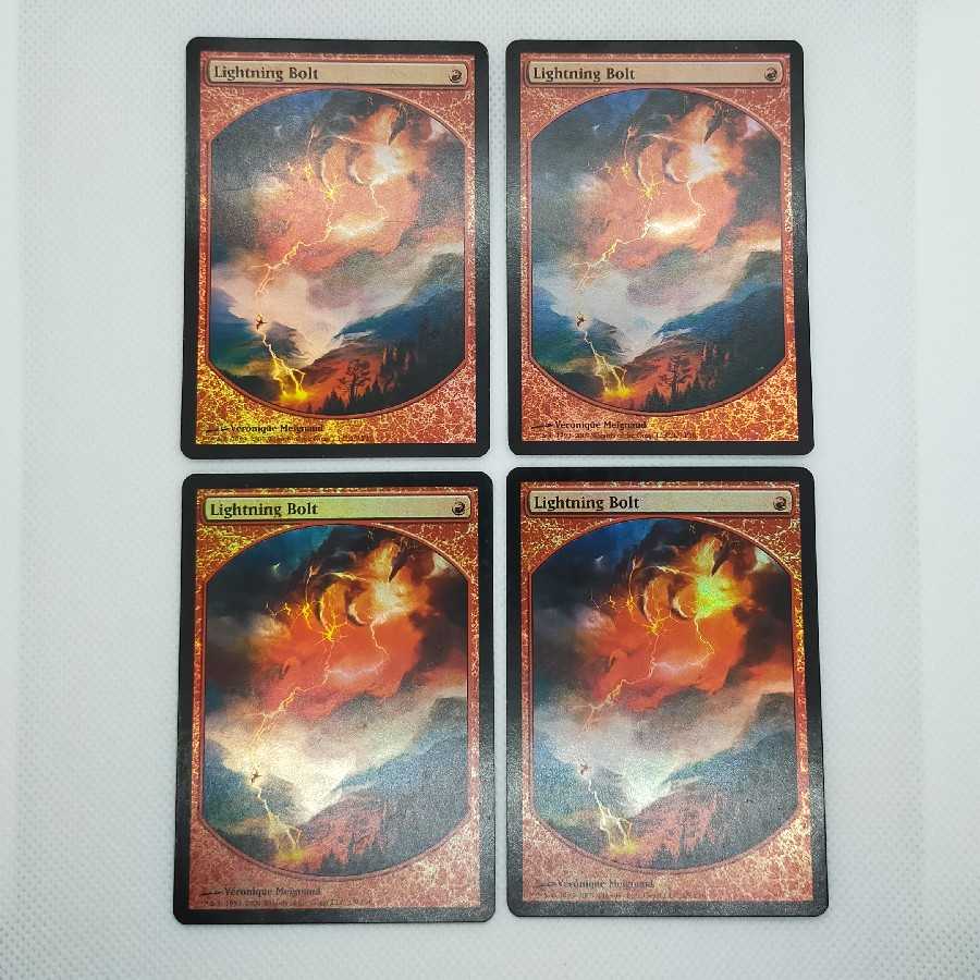 MTG 稲妻 褒賞プログラム Foil 4枚セット