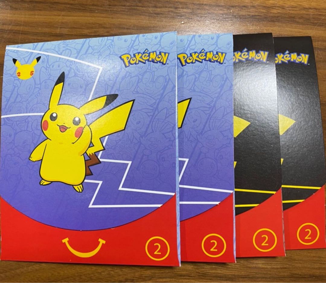 ポケモンカード25周年マクドナルド海外限定パック100パックセット