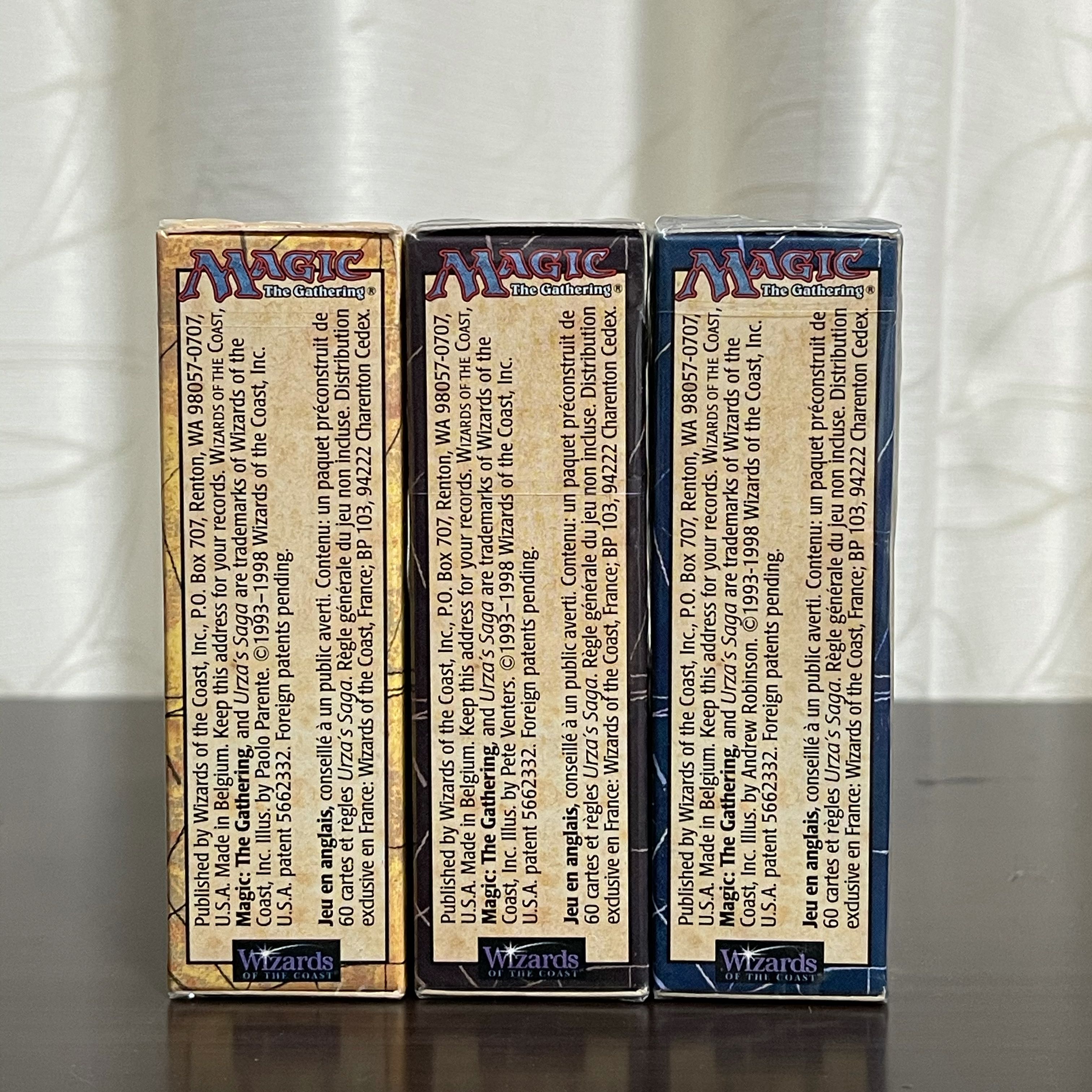 未開封】MTG ウルザズサーガ 英語版 3種セットの通販 るい（1480726684