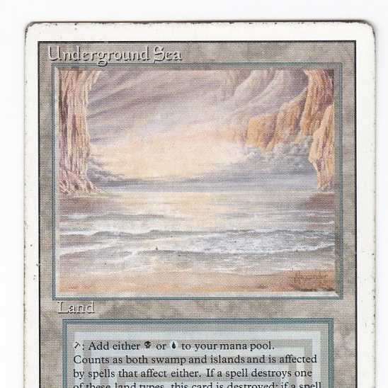 MTG Underground Sea 英語 リバイズド デュアルランド MTG Underground