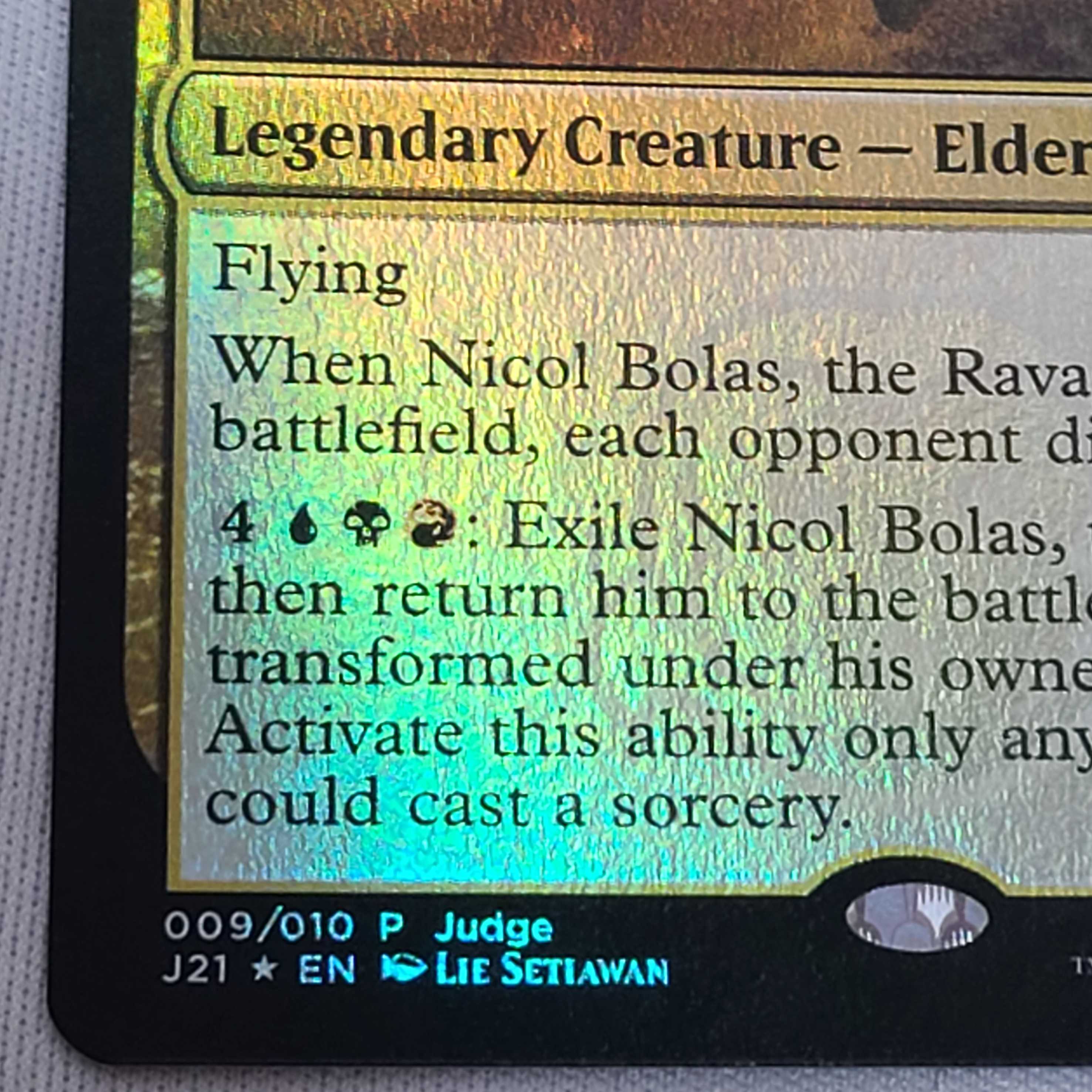 MTG ジャッジプロモ版 破滅の龍、ニコル・ボーラス FOIL FOIL)破滅の龍