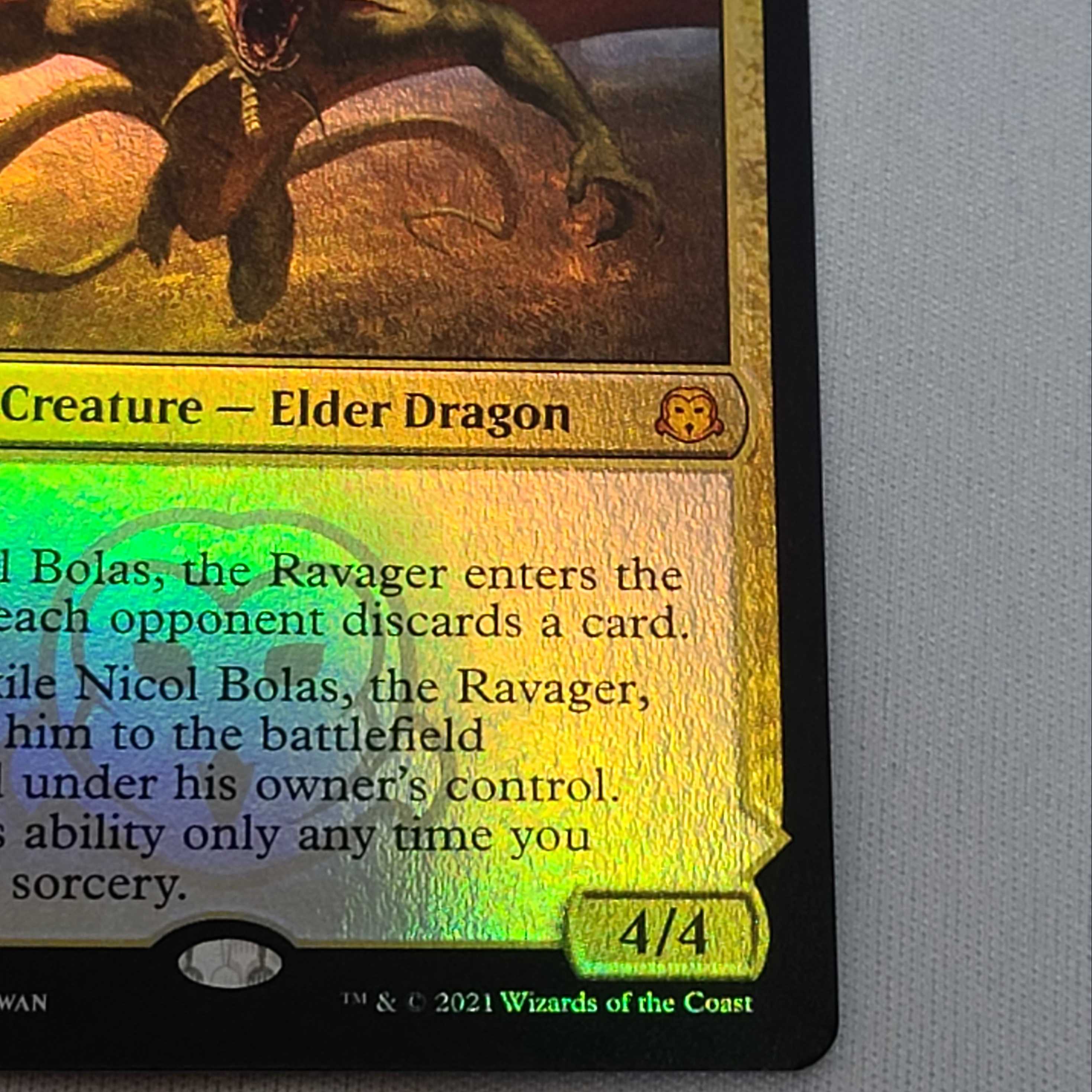 MTG 破滅の龍、ニコル・ボーラス Foil ジャッジプロモ 英語 ② MTG