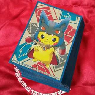 2つセット ポケカ デッキシールド メガルカリオのポンチョを着た