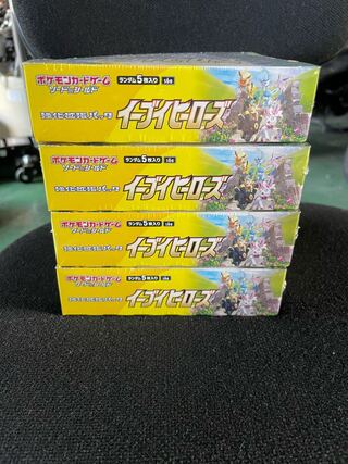 イーブイヒーローズBOX シュリンク付(裏面傷あり)