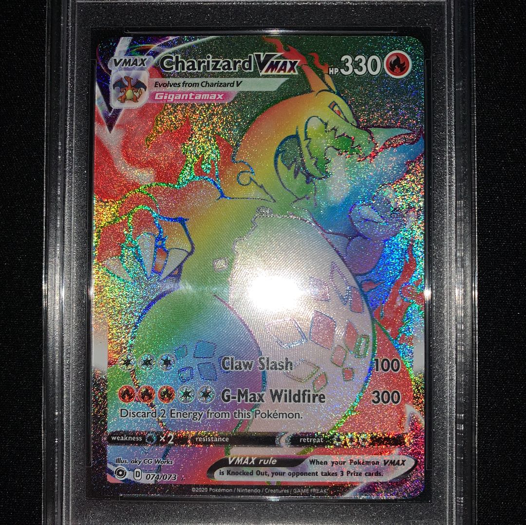 英語版 ポケモンカード PSA10 リザードンVMAX HR 1枚の通販 FU