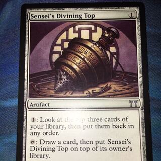 MTG師範の占い独楽Sensei's Divining Top（CHK）日英 Sensei's
