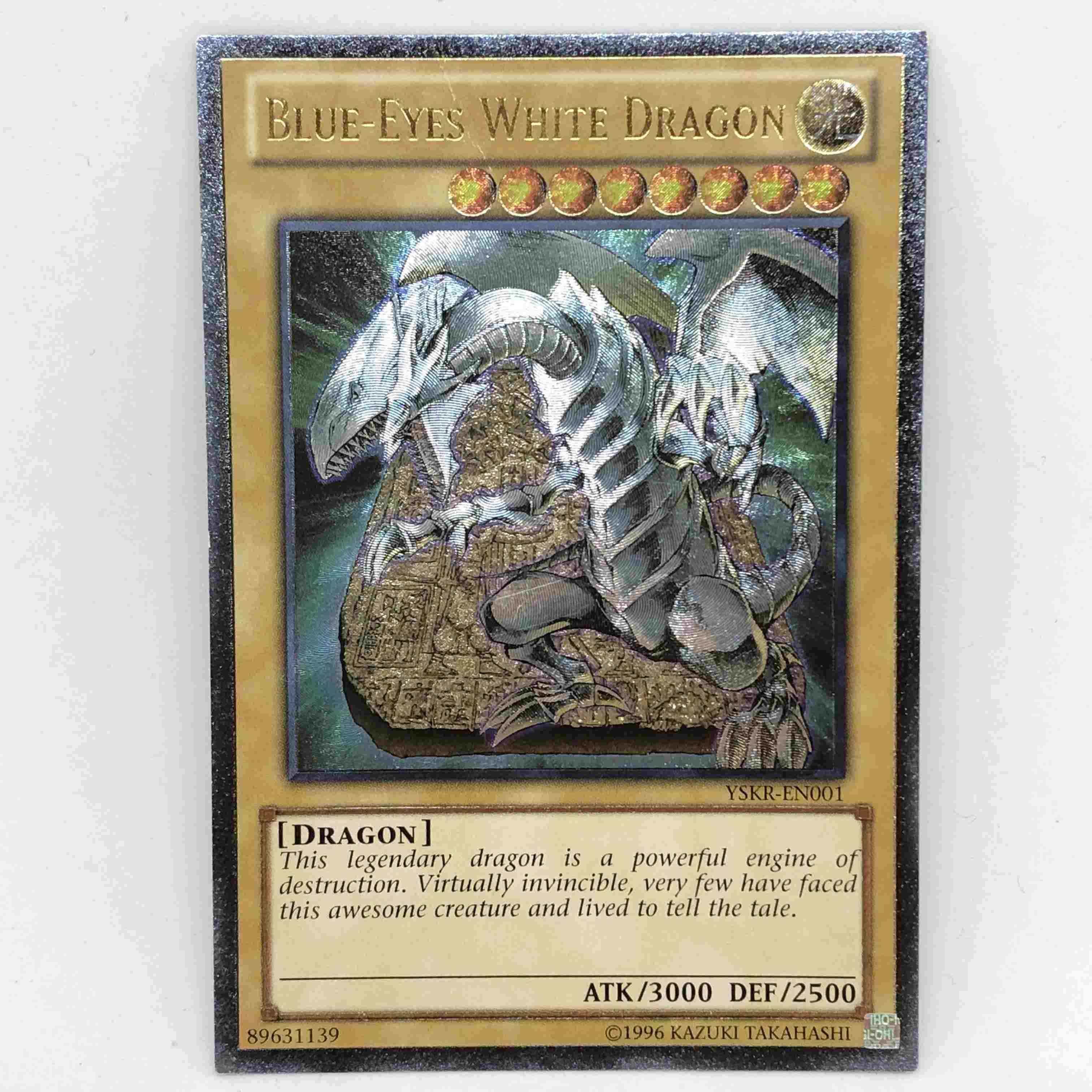 遊戯王 英語 青眼の白龍 YSKR レリーフ レリ ブルーアイズ EX 1枚の