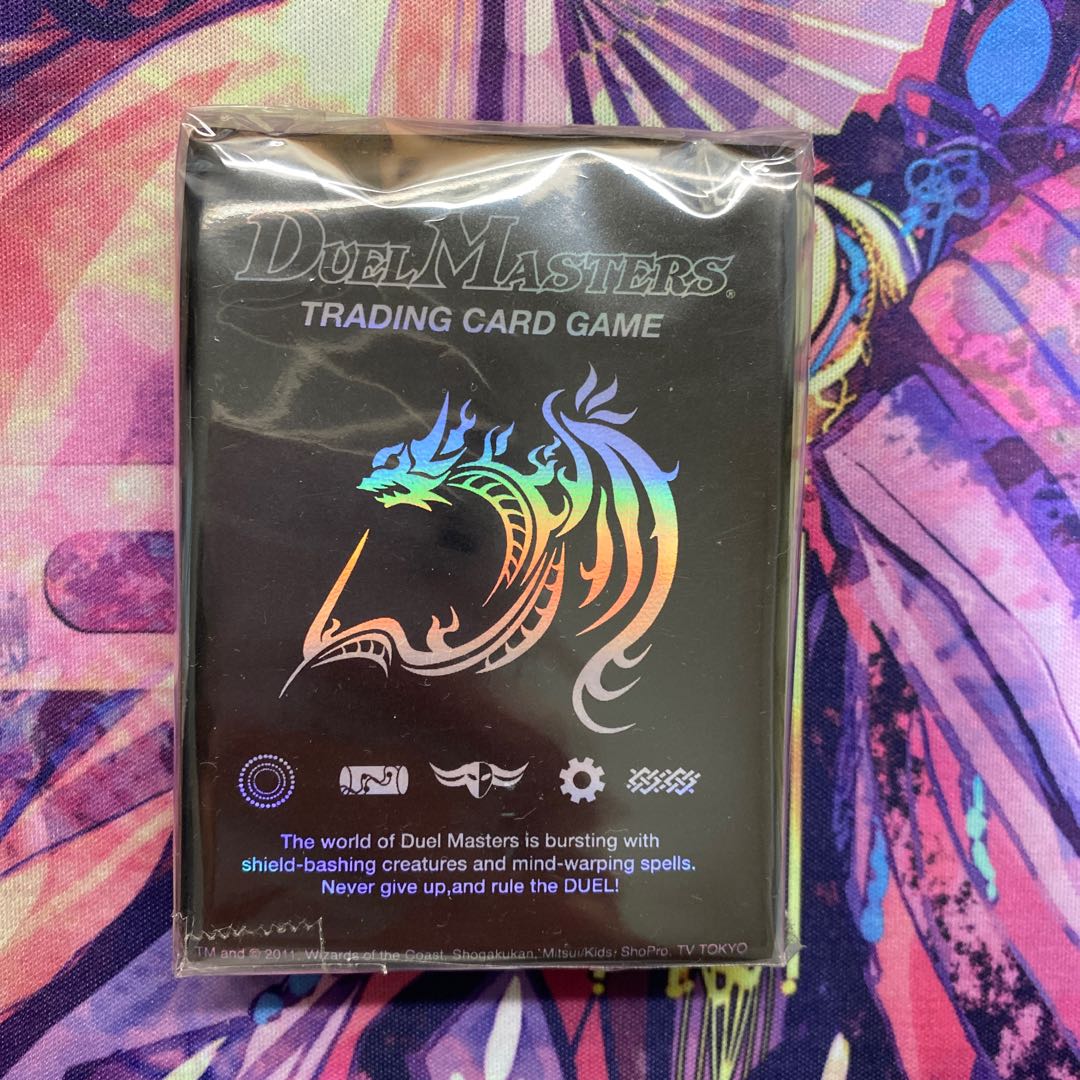新品未開封 2009年製 太陽の龍王 デュエルマスターズ 旧公式 スリーブ