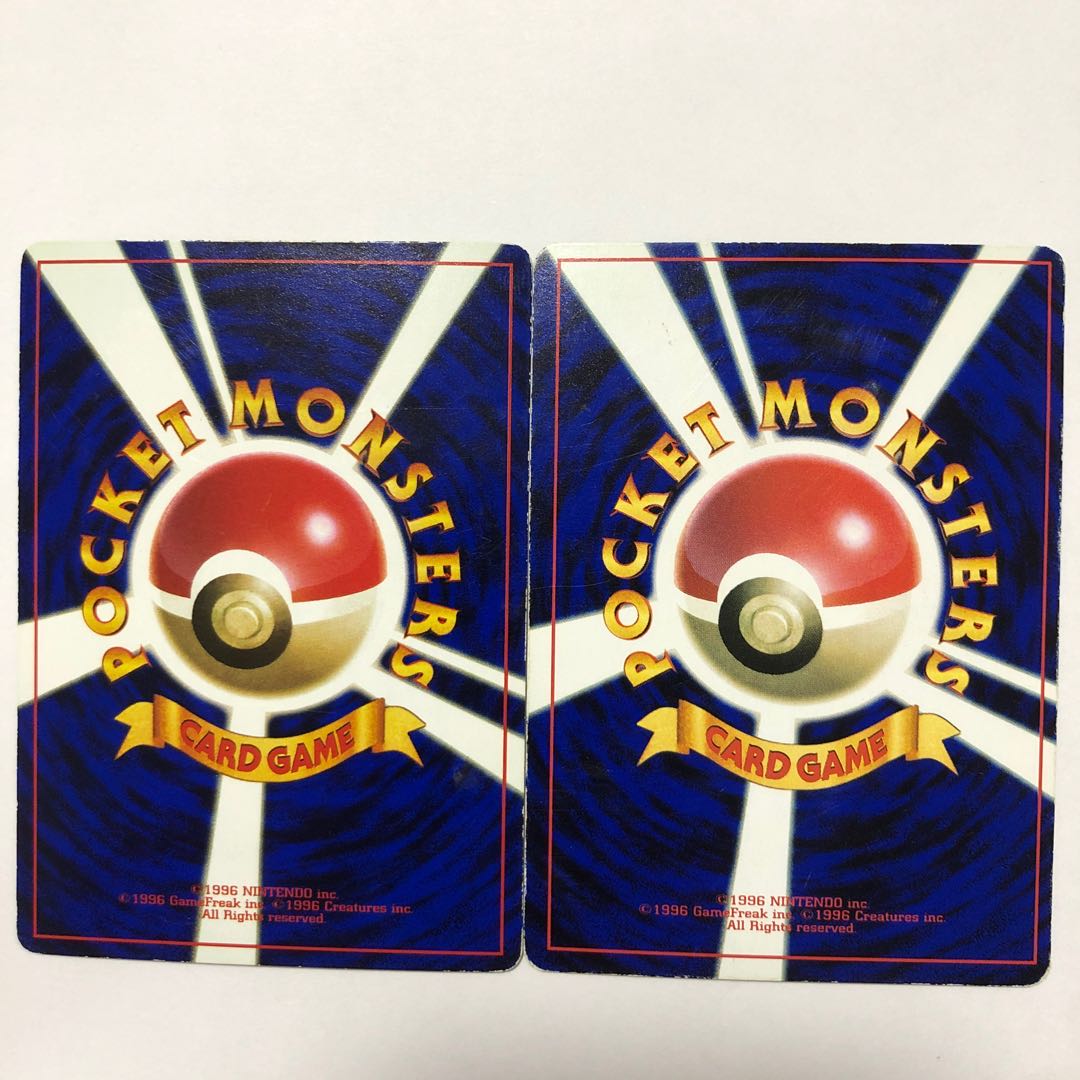 値下げ ポケモンカード旧裏 星マーク無しニャース&星マーク無し