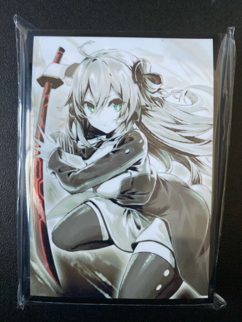 遊戯王 閃刀姫レイ スリーブ 墨絵 ミッドナイトブルー 冬コミの通販