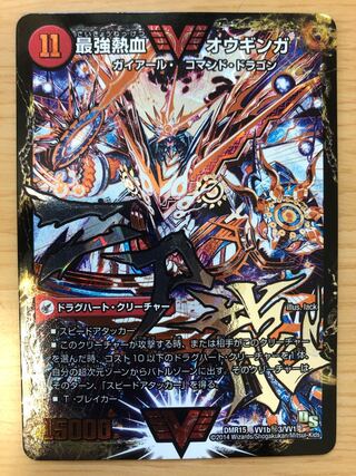 ☆ 最強熱血 オウギンガ/無敵王剣 ギガハート 文字シク シークレット