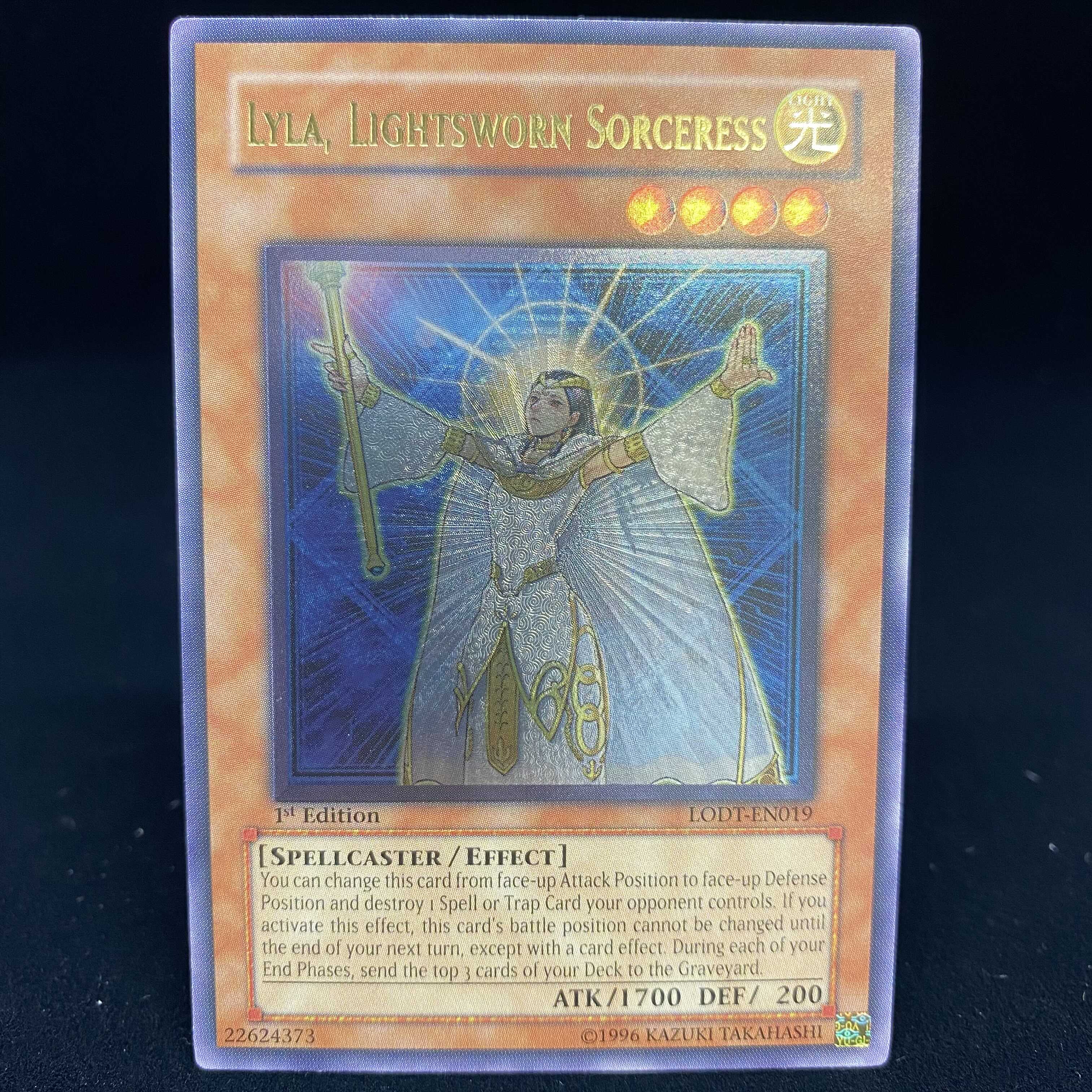 遊戯王 ライトロードマジシャンライラ レリーフ 英語版 1st ライト