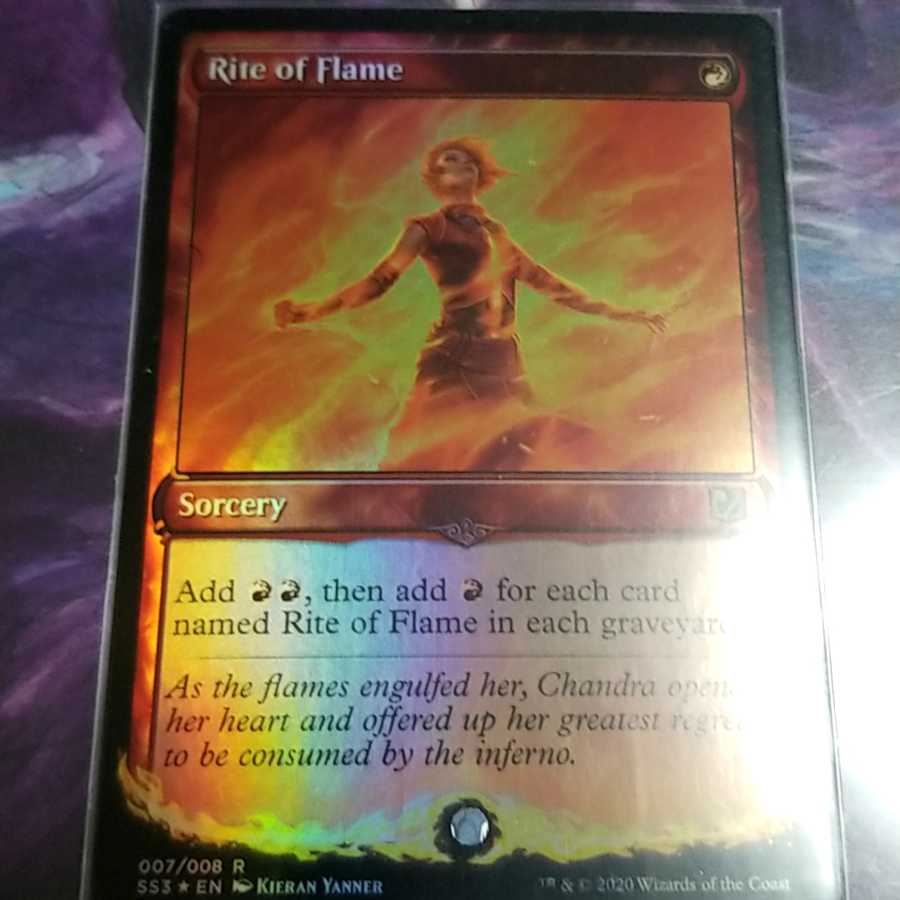 炎の儀式 foil 4枚セット 炎の儀式 foil 4枚セット 炎の