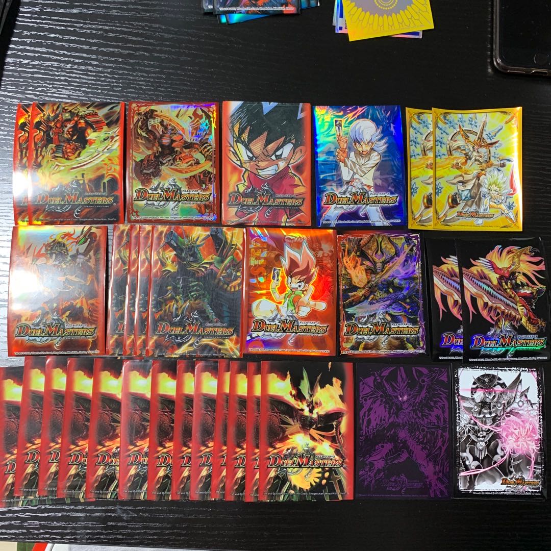 デュエマ デュエルマスターズ スリーブ まとめ売り 開封済み 【公式通販】