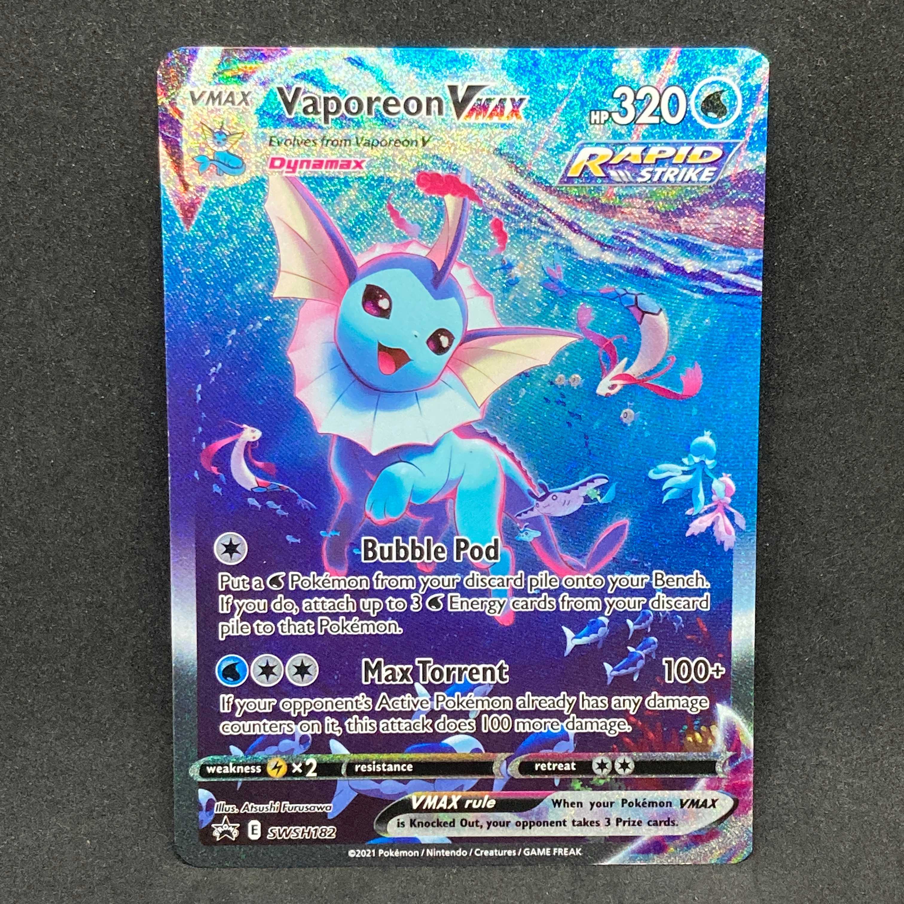 psa10 2021年シャワーズV MAX夏ポケカPROMO英語 海外 PSA10