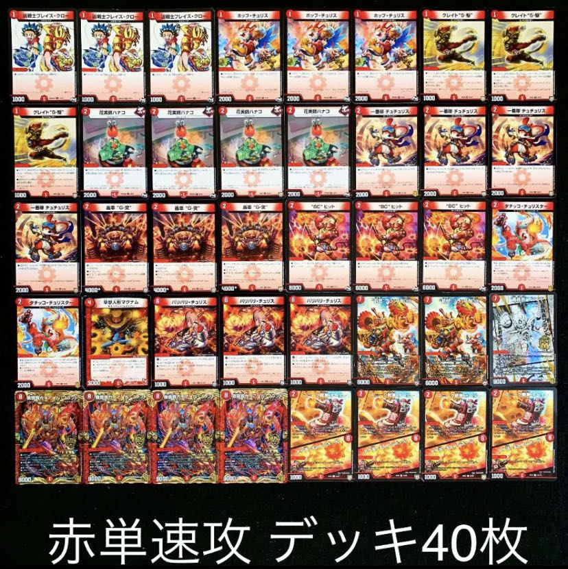 赤単速攻デッキパーツ デュエルマスターズ 赤単速攻 デッキレシピ詳細