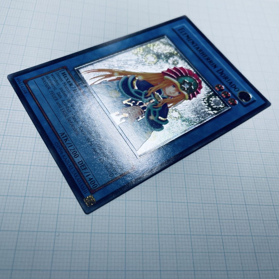 PSA9 遊戯王 ドイツ語 EU 精霊術師ドリアード レリーフ 1st 遊戯王精霊