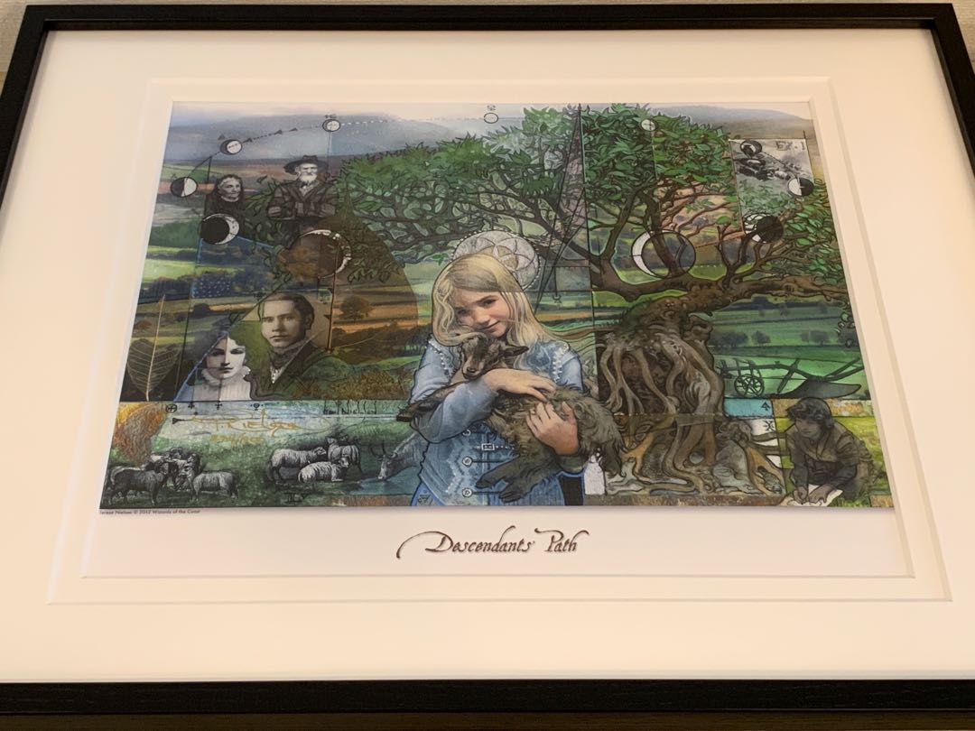 末裔の道】サイン入り複製原画 Terese Nielsen ニールセン MTG 1枚の