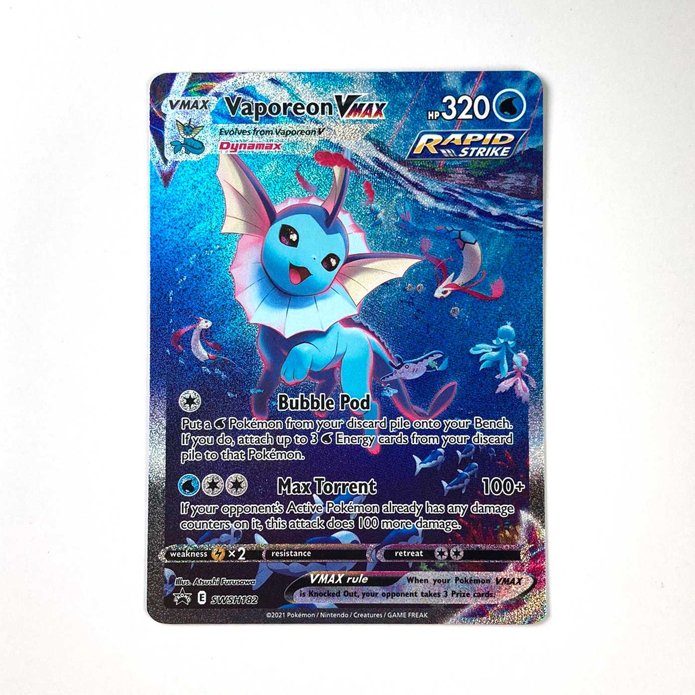 psa9】夏ポケカ 英語版 シャワーズvmax サンダース ブースター 海外