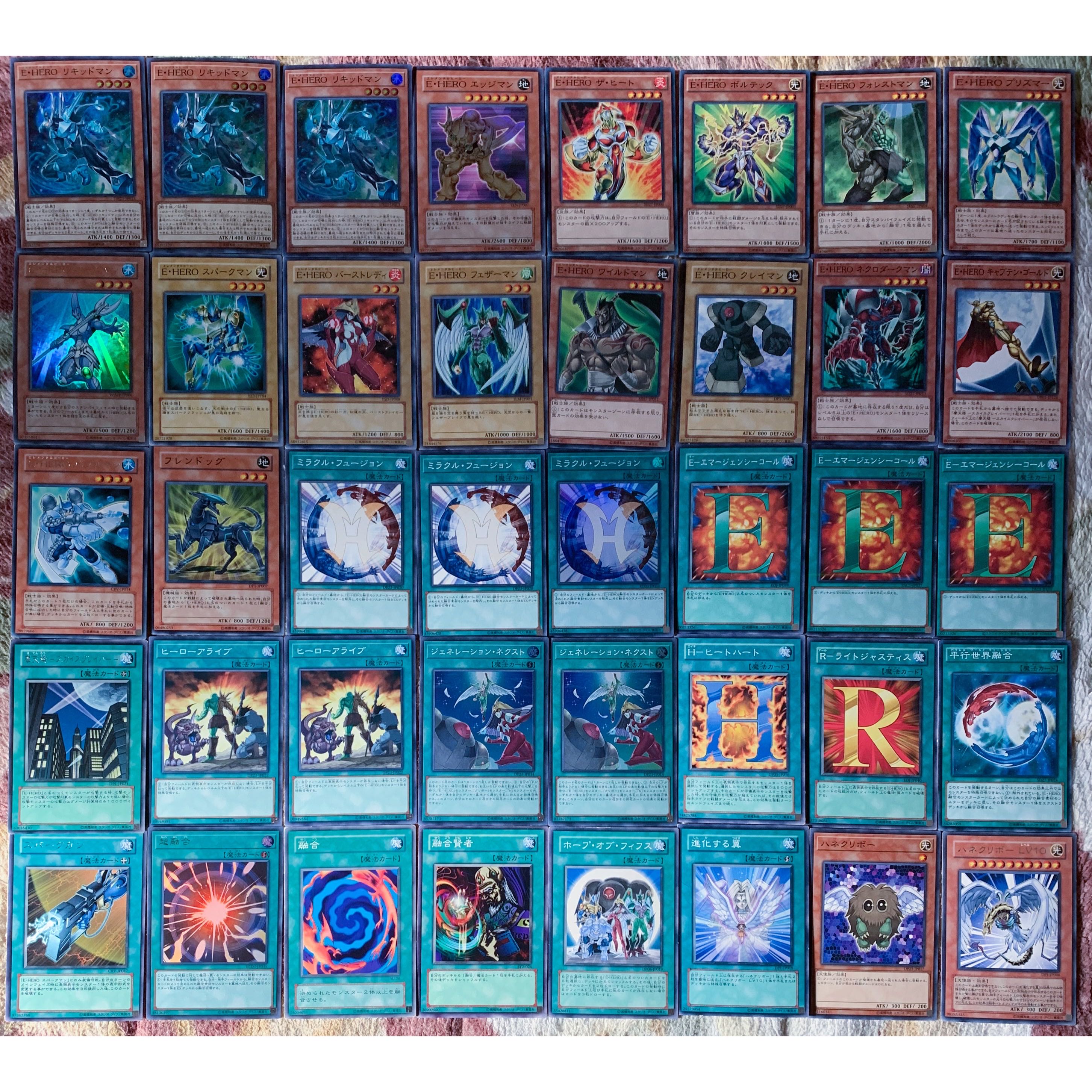 遊戯王 引退品 HEROデッキ 遊戯王 HEROデッキ 引退品 遊戯王 本格 E