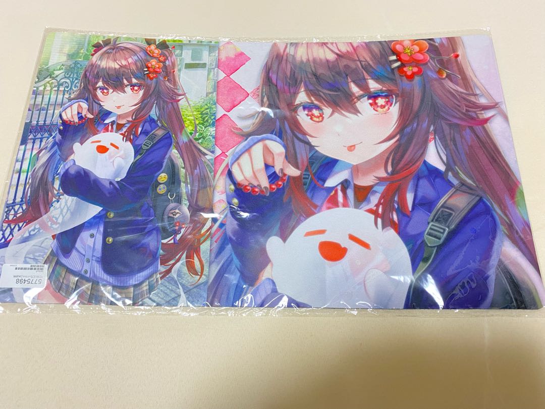 原神」胡桃 ラバー製プレイマット 新品未使用品の通販 りりーす