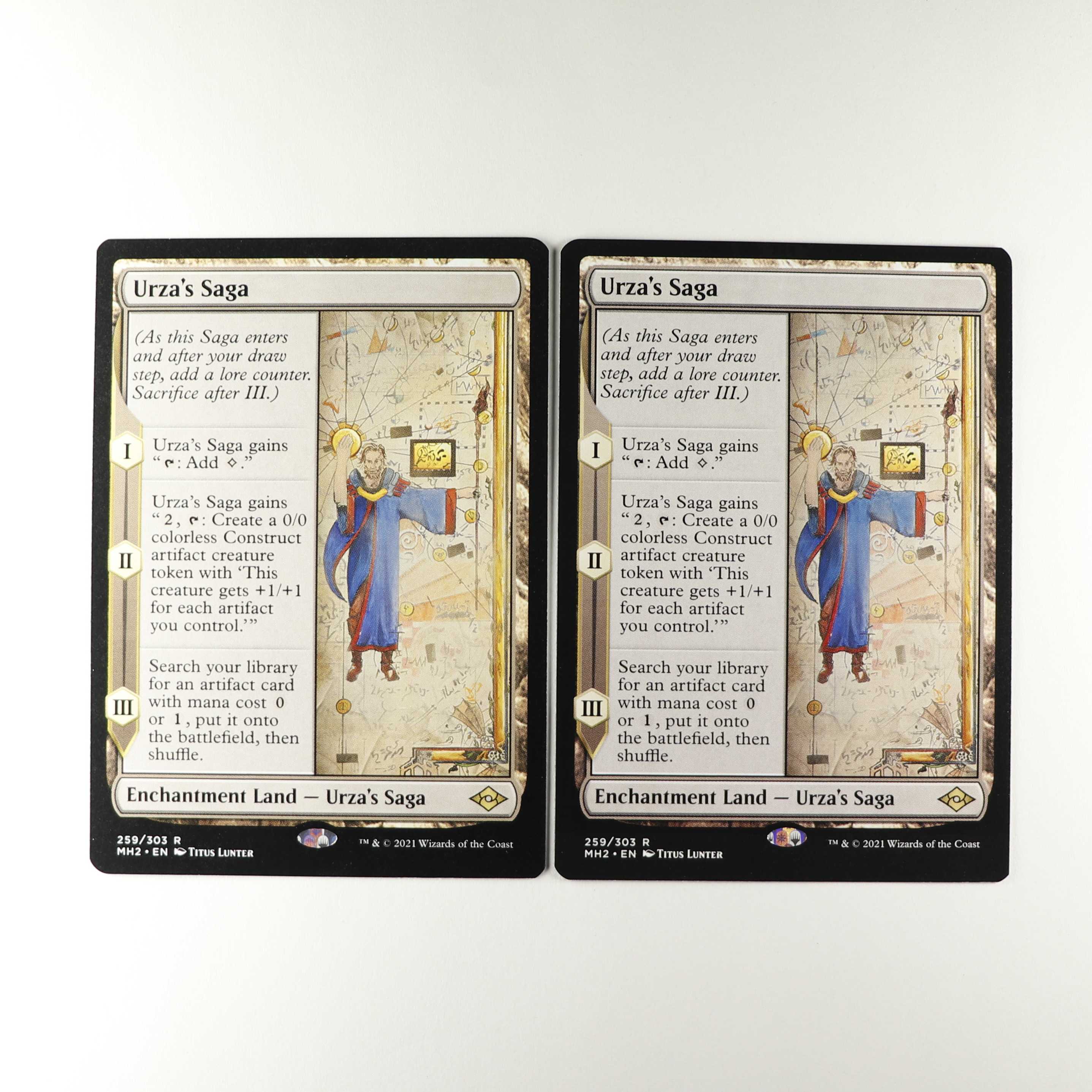 mtg ウルザの物語/Urza's Saga 英語3枚セット EX+]ウルザの物語/Urza's