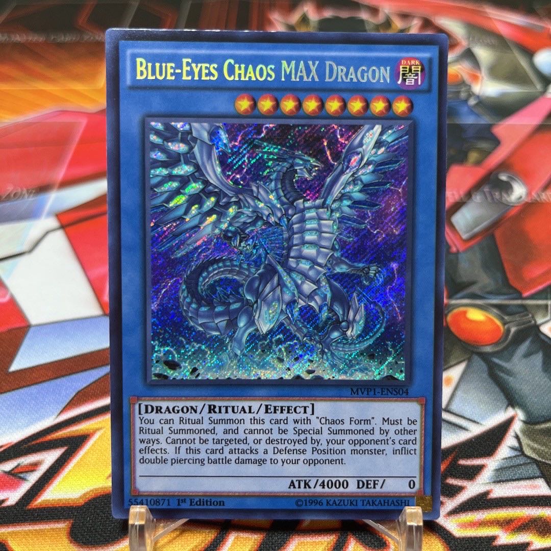 遊戯王【英語版】ブルーアイズ・カオス・MAX・ドラゴン シク 1枚の