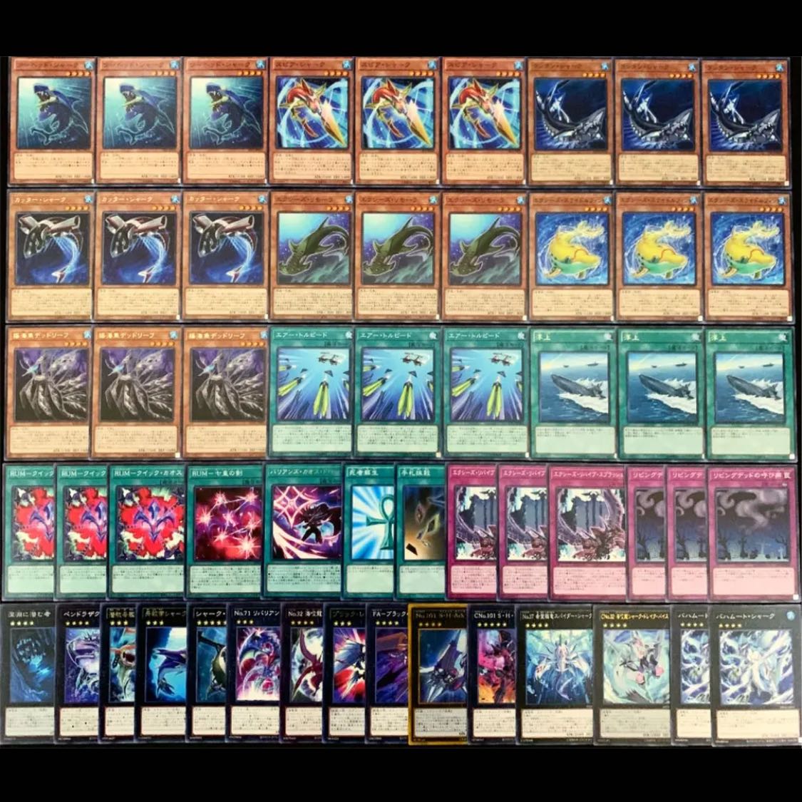 遊戯王【シャーク】デッキ スリーブ付 2025，新作登場 遊戯王