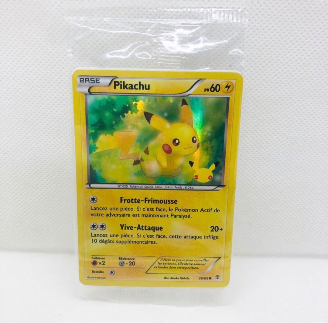 ポケモンカード 英語版 ピカチュウ イエローチーク シャドーレス PSA10