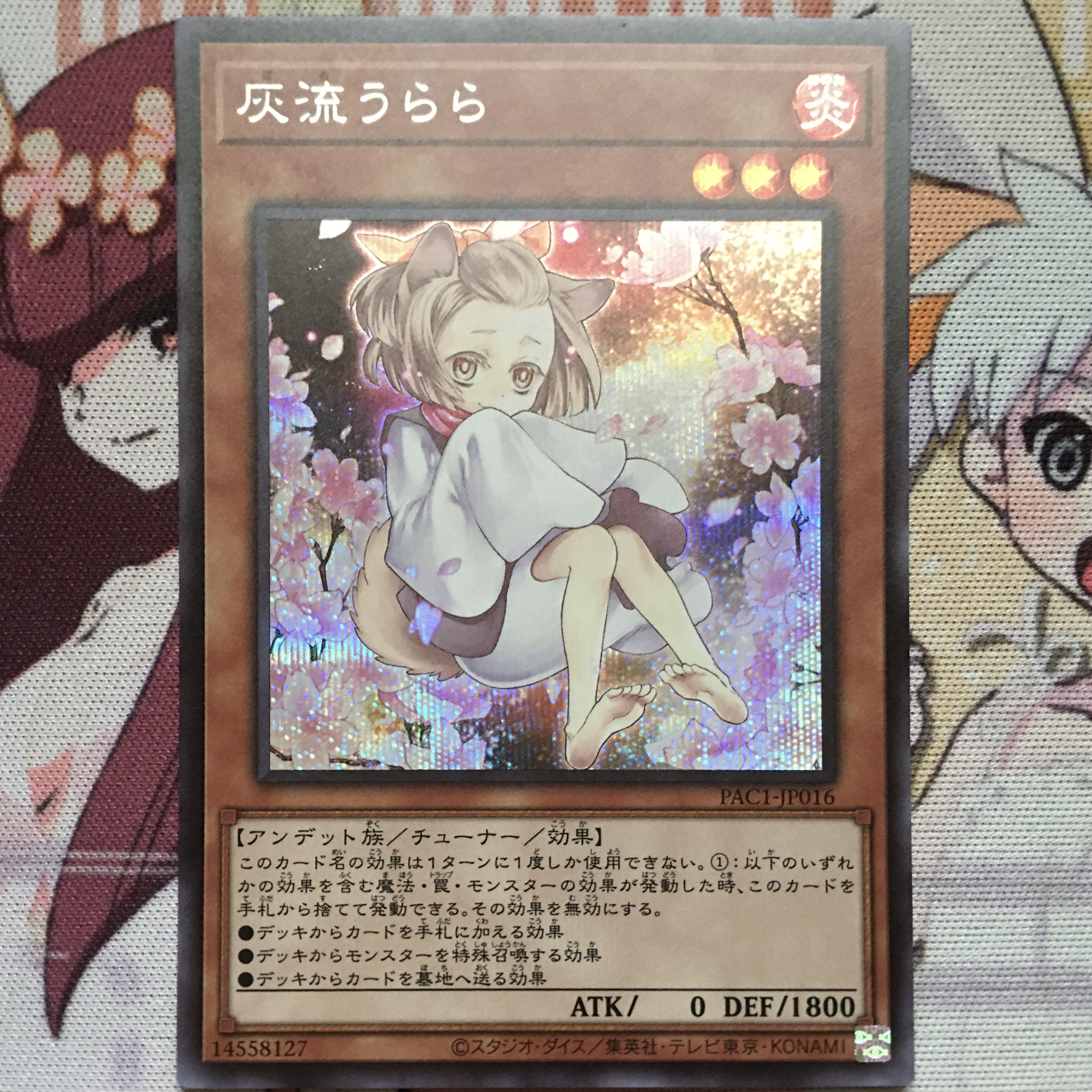 シク軸線統一】 遊戯王 アジア版 灰流うらら 絵違い 25th 3枚 遊戯王