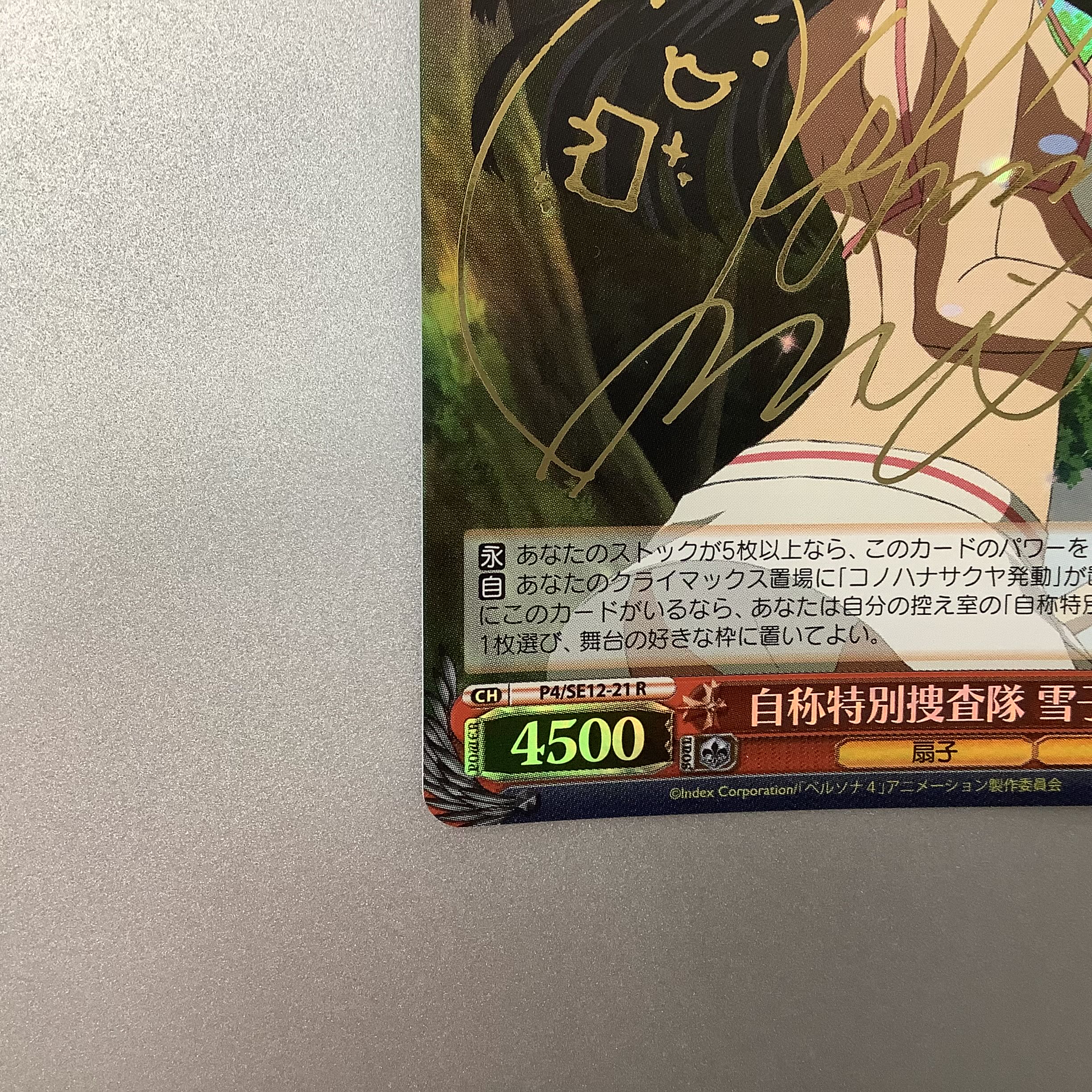 自称特別捜査隊 雪子 R サイン入り 美品 自称特別捜査隊 雪子 R