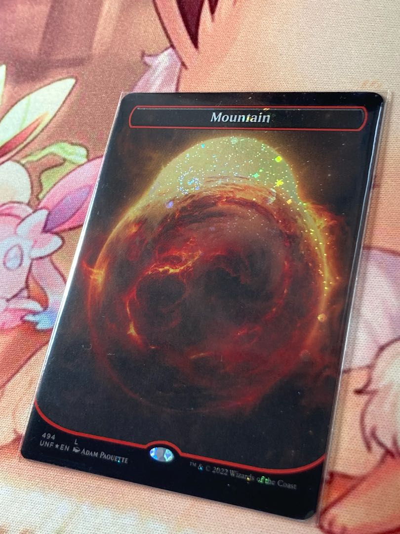 MTG ギャラクシーfoil基本土地 日英混合 沼13島8 MTG ギャラクシーfoil