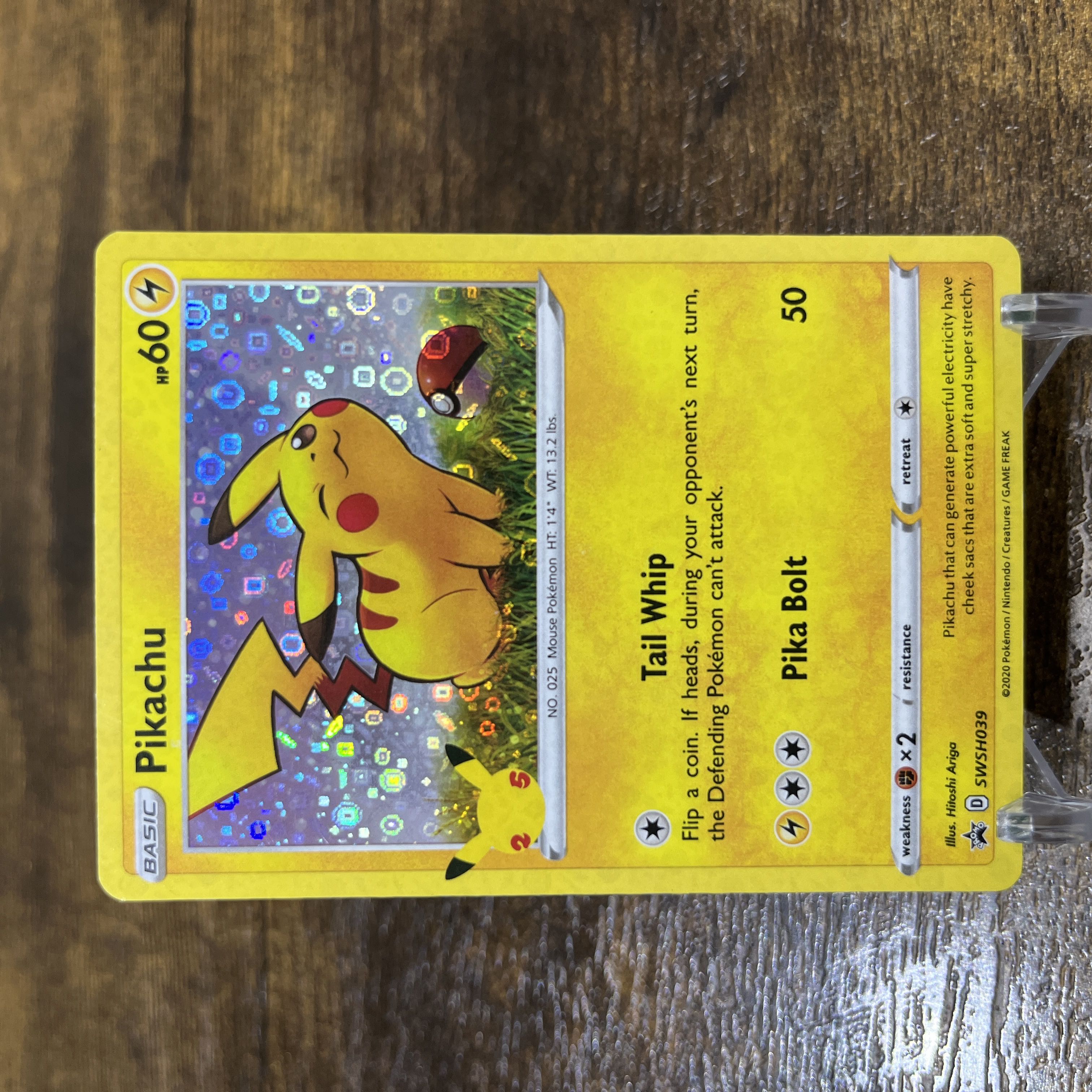 ポケモンカード ゴールド レア ピカチュウ ステンレス 海外 外国版