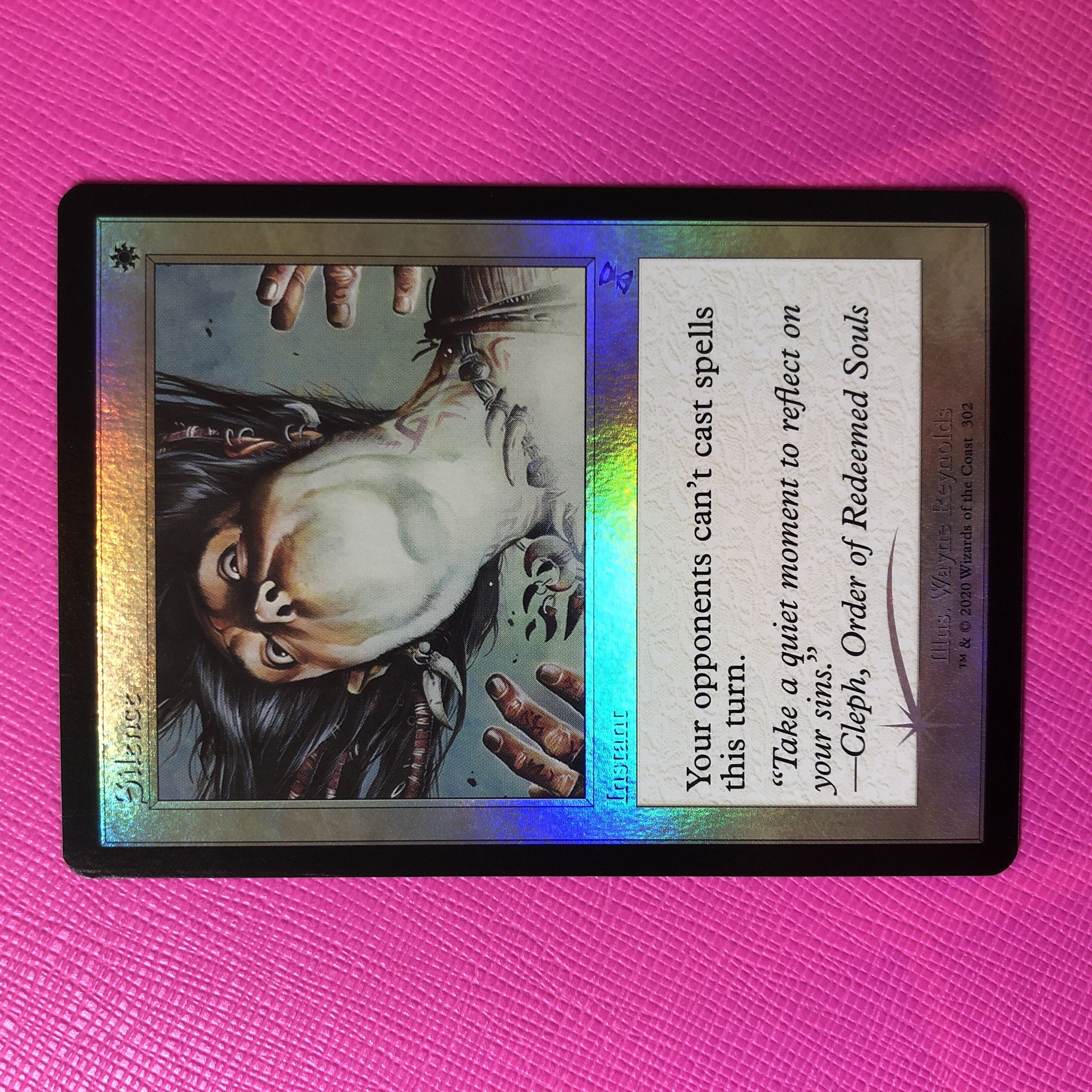 沈黙/silence mtg 旧枠 foil FOIL)(旧枠仕様)沈黙/Silence《日本語