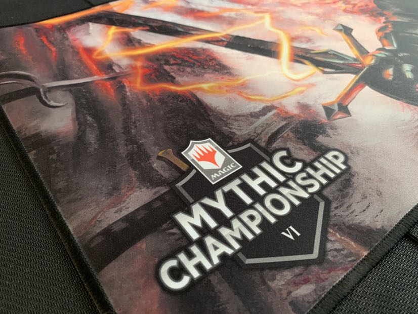 希少【エンバレスの宝剣/Embercleave】プレイマット MTG 1枚 (Used