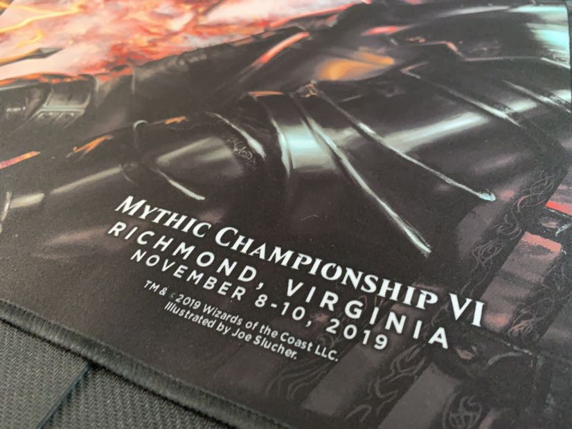 希少【エンバレスの宝剣/Embercleave】プレイマット MTG 1枚 (Used