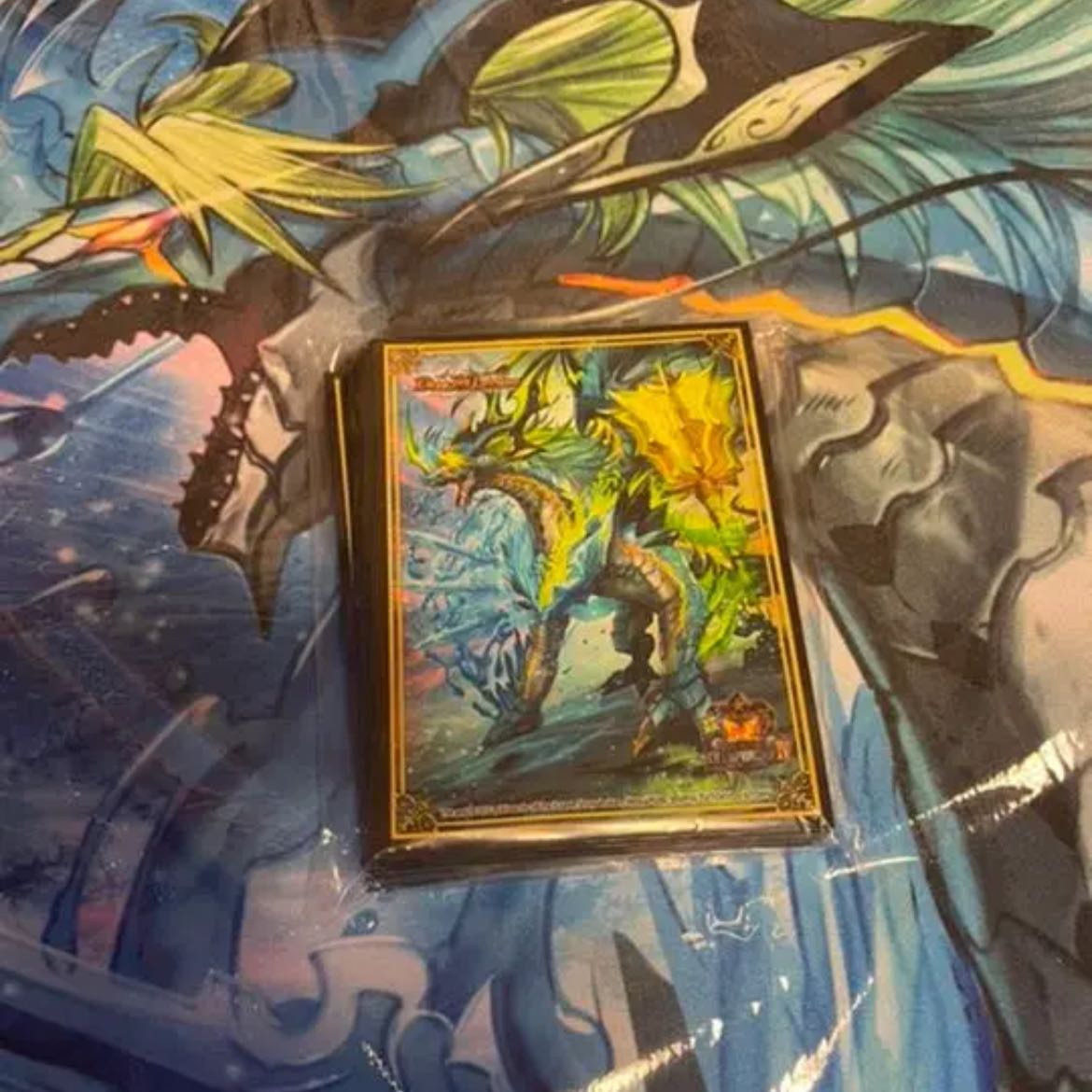 デュエルマスターズ 超CS限定 ガイアッシュカイザー スリーブ プレイ