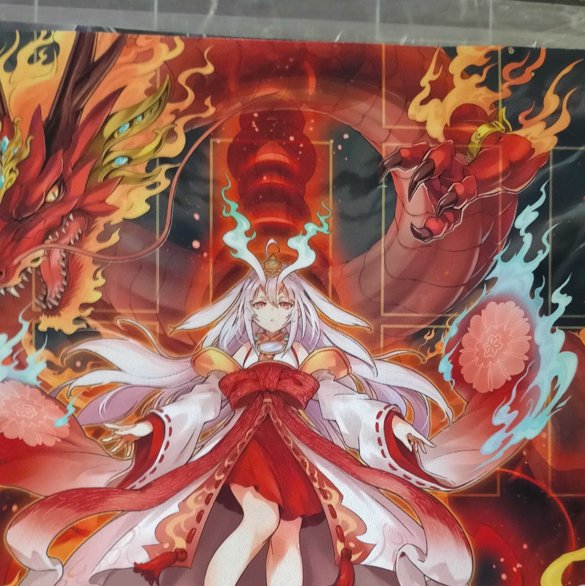 遊戯王 倶利伽羅天童 ハーフプレイマット 倶利伽羅天童 ハーフプレイ