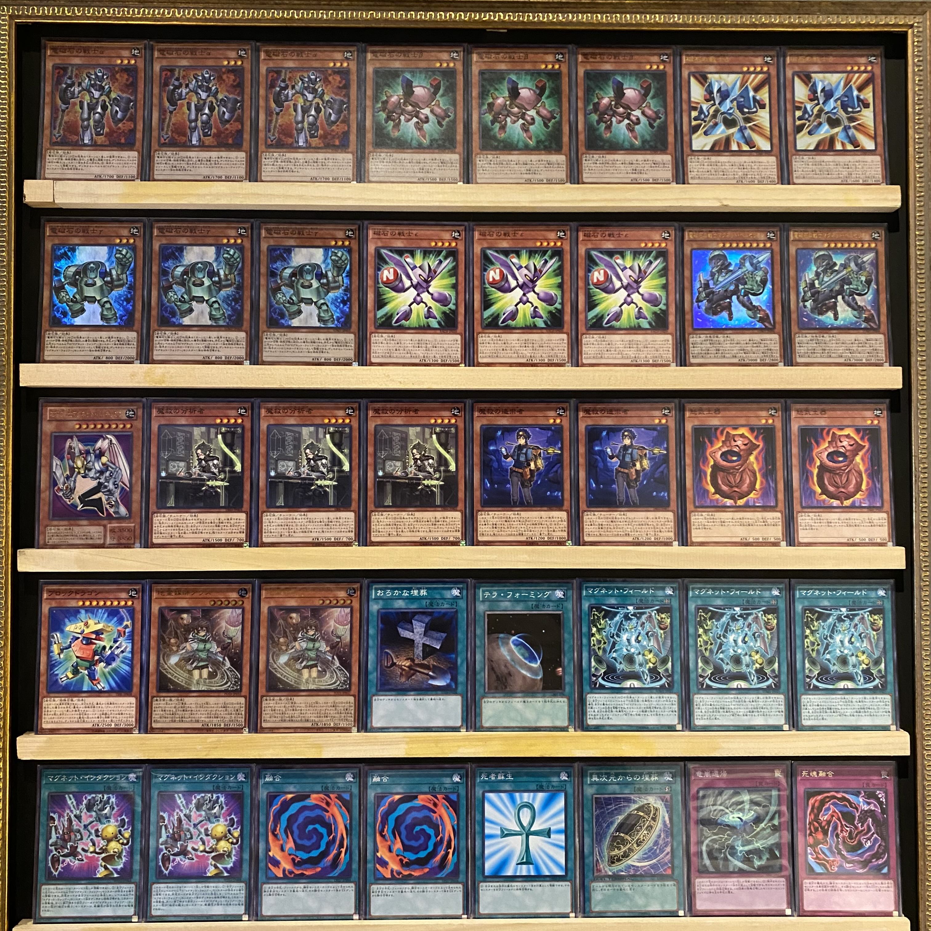 本格構築 磁石の戦士デッキ リニアマグナム デューテリオン 電磁石の