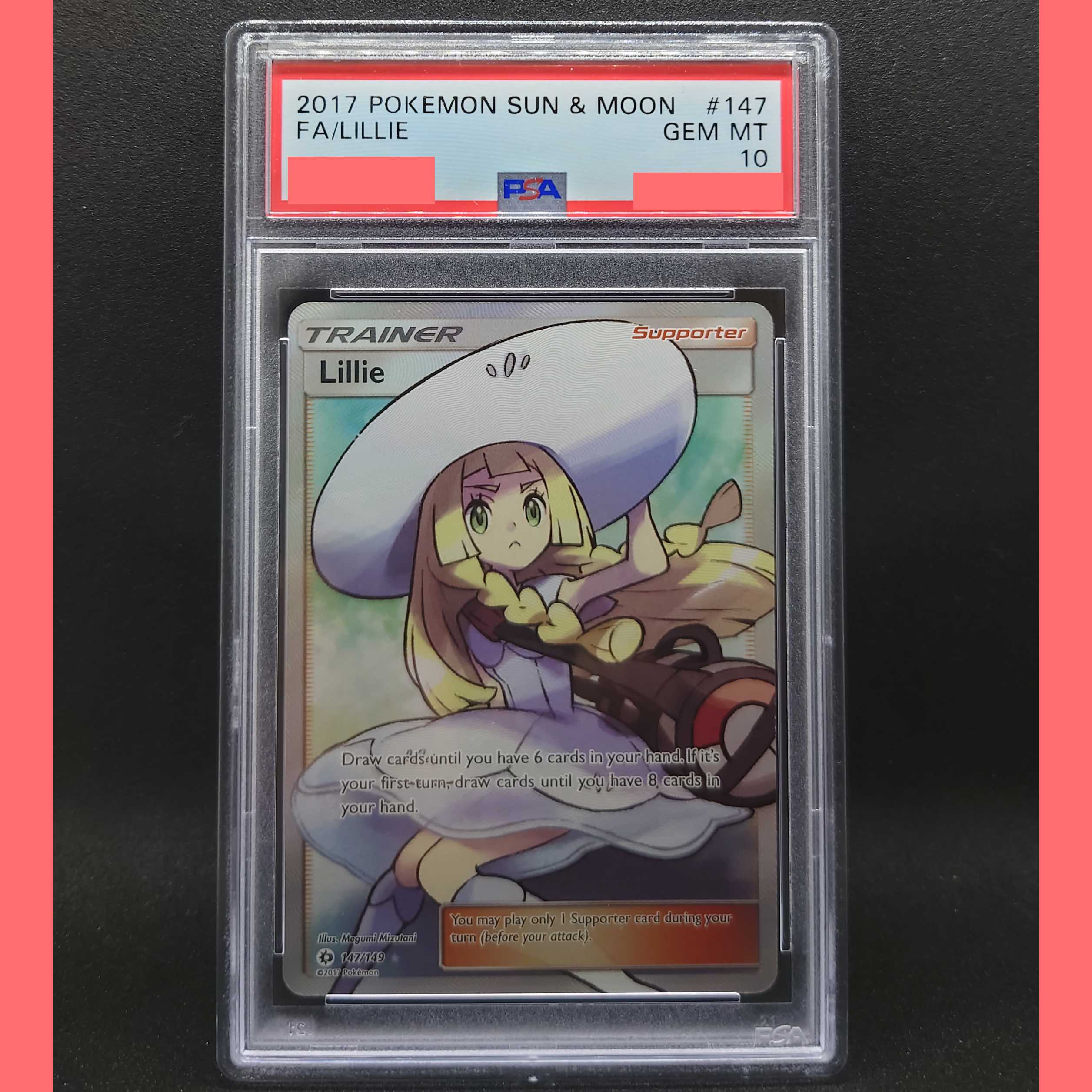 PSA10 貴重】帽子 リーリエ ポケモンカード 英語 コレクションムーン 1